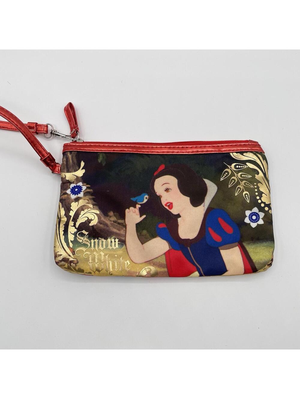 Disney Snow White Wristlet Zipper Pouch London Soho New York Cosmetic Bag